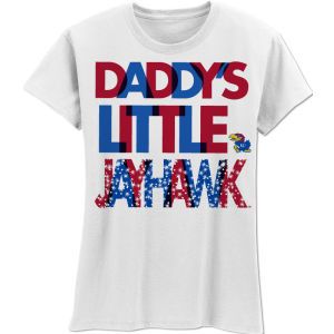 Kansas Jayhawks NCAA Girls Daddys Little T Shirt