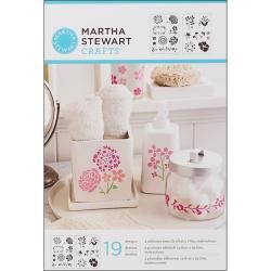 Martha Stewart Adhesive Blossoms Stencils (2 Sheet) (7 3/4 inches long x 5 3/4 inches wideAvailable in a variety of designs (each sold separately)Model MS032 269Imported )