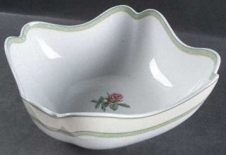Wedgwood English Cottage 9 Square Salad Serving Bowl, Fine China Dinnerware   A