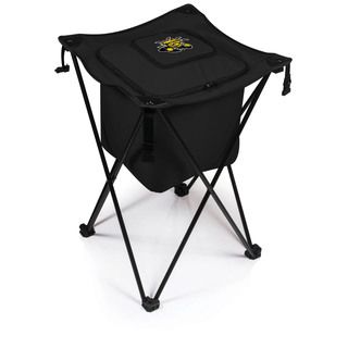 Picnic Time Wichita State University Shockers Sidekick Portable Cooler (BlackMaterials Polyester; PVC liner and drainage spout; steel frameDimensions Opened 18.5 inches Long x 18.5 inches Wide x 27.8 inches HighDimensions Closed 8 inches Long x 8 inche