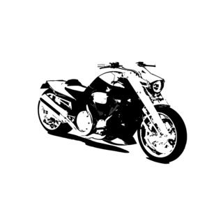 Custom Bike Vinyl Wall Art Decal (BlackEasy to apply You will get the instructionDimensions 22 inches wide x 35 inches long )