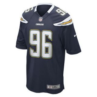 NFL San Diego Chargers (Jarret Johnson) Mens Football Home Game Jersey   Colleg