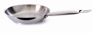 Mauviel 11 in Round Mbasic Fry Pan w/ 3 qt Capacity & Stainless Handles