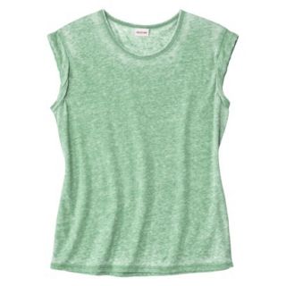 Mossimo Supply Co. Juniors Burnout Tee   Perfect Mint S(3 5)