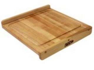 John Boos Countertop Kneading Board, Maple, Grooved, 17 1/4 in Sqare, 1 1/4 in Thick