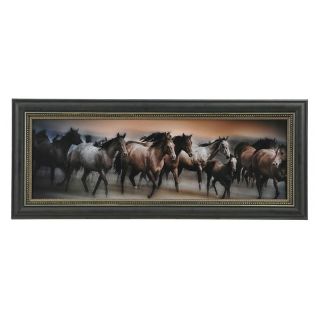 Crestview Collection Multiple Horses Wall Art   40.5W x 15.5H in. Multicolor  