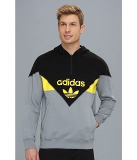 adidas Originals Colorado Half Zip Hoodie Mens Sweatshirt (Black)
