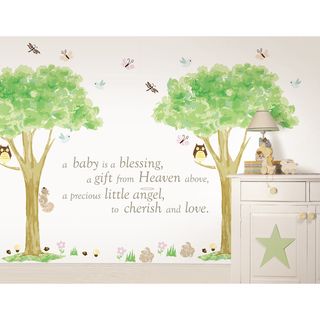 Wallpops Baby Is A Blessing And Treehouse Kit Bundle Vinyl Wall Art