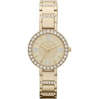 RELIC Kerri Womens Gold Tone Bracelet Watch