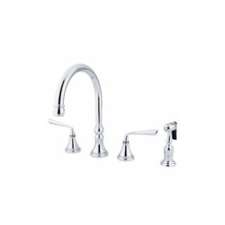 Elements of Design ES2791ZLBS Universal Two Handle Widespread Kitchen Faucet Wit