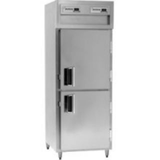 Delfield 29 Pass Thru Refrigerator   1 Section, 2 Solid Half Doors, 26.64 cu ft 230v