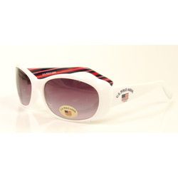 Us Polo Unisex Silver Beach Oversized Sunglasses