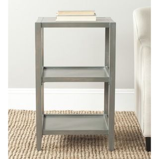 Safavieh Andy Ash Grey Shelf Unit (Ash grey Materials Elm woodDimensions 30.1 inches high x 18.1 inches wide x 15 inches deepThis product will ship to you in 1 box.Assembly required )
