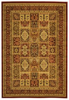 Lyndhurst Collection Isfan Red/ Multi Rug (53 X 76) (RedPattern OrientalMeasures 0.375 inch thickTip We recommend the use of a non skid pad to keep the rug in place on smooth surfaces.All rug sizes are approximate. Due to the difference of monitor color