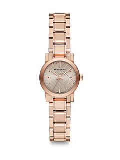 Burberry Rose Goldtone Stainless Watch/26MM   Rose Gold