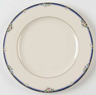 Mikasa Imperial Rose Dinner Plate, Fine China Dinnerware   Floral On Cobalt Blue