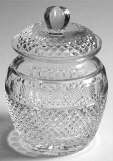 Lenox Providence Clear Cookie Jar with Lid   Cut,Concord Barware