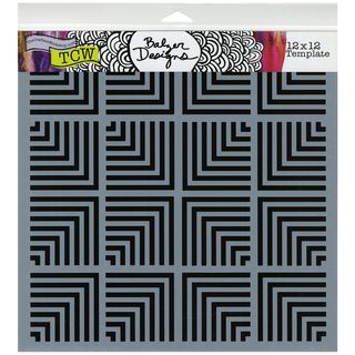 Crafters Workshop Templates 12x12 entrelac
