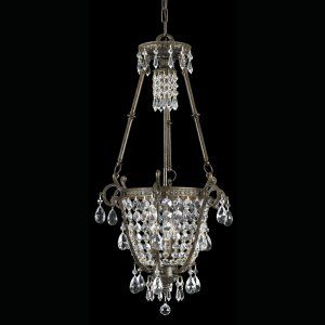 Crystorama Lighting CRY 5185 EB CL MWP Manchester Pendant Hand Polished