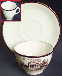 Lenox China ArchitectS Tea Service Flat Cup & Saucer Set, Fine China Dinnerware