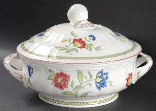 Villeroy & Boch Persia (Scalloped) Round Covered Vegetable, Fine China Dinnerwar