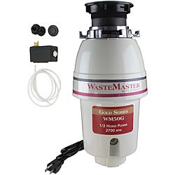 Wastemaster Wm50g_12 1/2 Hp Food Waste/ Garbage Disposal With Air Switch Kit (Oil rubbed bronzeStainless steel components Hardware finish SteelNumber of boxes this will ship in One (1)Model WM50G_12 )