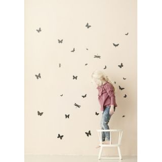 ferm LIVING Mini Butterflies Wall Stickers 2081 01 / 2081 46 Color Black