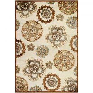 Cire Power loomed Gilmore/ Antique Cream terra cotta Area Rug (311 X 55) (Antique CreamSecondary colors Beige, Brown, Clay, Confederate Grey, Moss, Terra CottaPattern FloralTip We recommend the use of a non skid pad to keep the rug in place on smooth s