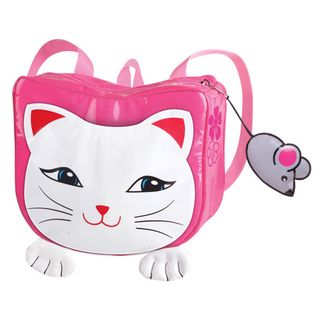 Kidorable Cat Kids Backpack (Multi coloredDimensions 8 inches high x 10 inches wide x 6 inches deepWeight 0.6 pounds )