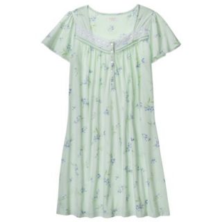 Moonlight Sonata Mint Floral Gown   S