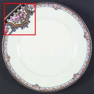 Haviland Schleiger 1096b Dinner Plate, Fine China Dinnerware   Theo,Smooth,Pink