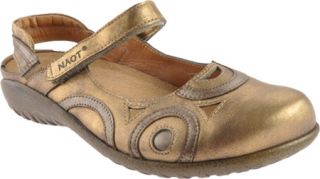 Womens Naot Rongo   Brass Leather/Pewter Leather Adjustable Width Shoes