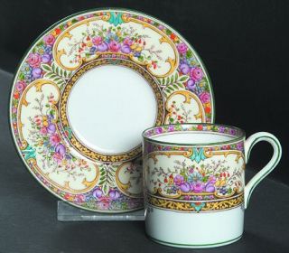 Wedgwood St. Austell Bond Shape Demitasse Cup and Saucer Set, Fine China Dinnerw