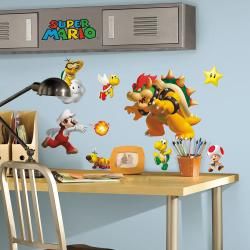 Roommates Nintendo Super Mario Bros. Wii Peel And Stick Wall Decals