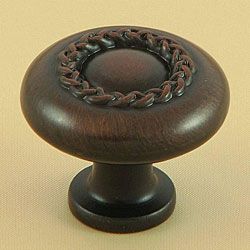 Stone Mill Oil rubbed Bronze Rope Cabinet Knobs (pack Of 5)
