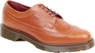 Mens Dr. Martens 3989 Brogue Shoe   English Tan Analine Lace Up Shoes