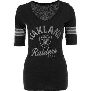 Oakland Raiders 47 Brand NFL Womens Midfield Scrum T Shirt