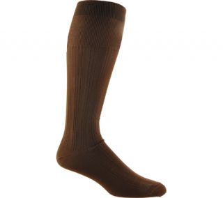 Mens Johnston & Murphy Pima Cotton Dress Socks Ribbed Over Calf (6 prs)   Black