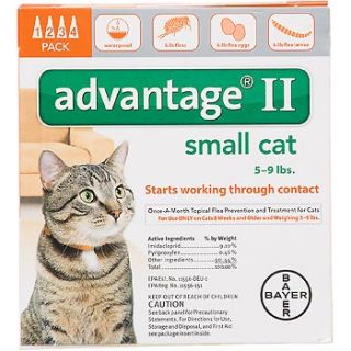 II Once A Month Topical Small Cat Flea Treatment