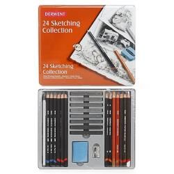 Derwent Sketching Pencils Collection (tin Of 24)