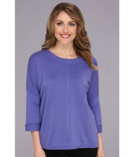 TWO by Vince Camuto Slouchy Pocket Sweater Womens Sweater (Purple)