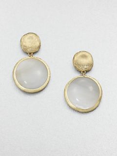 Marco Bicego Mother of Pearl and 18K Yellow Gold Earrings   Mother Of Pearl