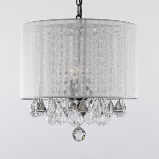 Gallery 3 light Crystal Chandelier With Shade