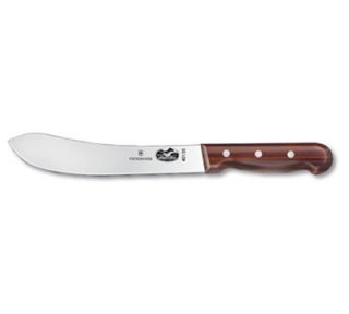 Victorinox   Swiss Army 8 in Straight Butcher Knife w/ Rosewood Handle