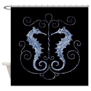  Blue Seahorses Shower Curtain  Use code FREECART at Checkout