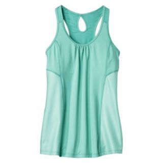 C9 by Champion Womens Sleeveless Keyhole Tank With Inner Bra   Vintage Teal XS