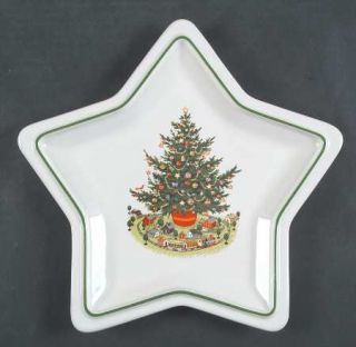 Pfaltzgraff Christmas Heritage Star Shaped Plate, Fine China Dinnerware   Multis