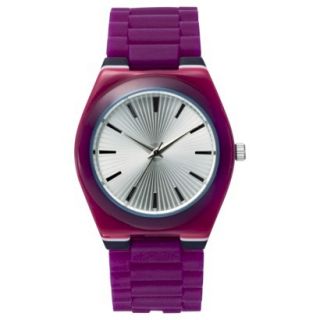 Womens Xhilaration Wristwatch   Purple