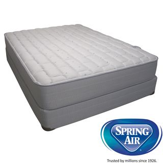 Spring Air Value Addison Firm Full size Mattress Set (FullSet includes Mattress and FoundationConstruction First Layer Quilted top has dacron fiber, 3/4 inches support foam, 3/4 inches support foam, 2nd Layer 2 inches high density foam on top of a zon