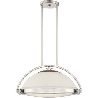 Uptown Fulton 3 light Imperial Silver Pendant